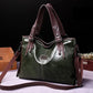 Fashion Versatile Tote Bag Two-Tone Large Capacity Handbag