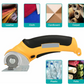 Rechargeable Cordless Electric Scissors Rotary Cutter