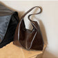 Large Capacity Soft Leather Tote Handbag, Multi Colours