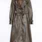 Nerazzurri Long White Leather Women's Coat, Catwalk Collection
