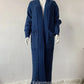 Vireous Very Long Cardigan, Women's Cable Knit Jacket, Multicolours