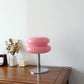 Macaroon Sculpted Glass Table Lamp, Multicolours