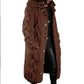 Vireous Women's Thick Long Cardigan Coat, Plus Sizes