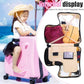 Kids Scooter Suitcase, Riding Luggage with 360-Degree Swivel Wheels