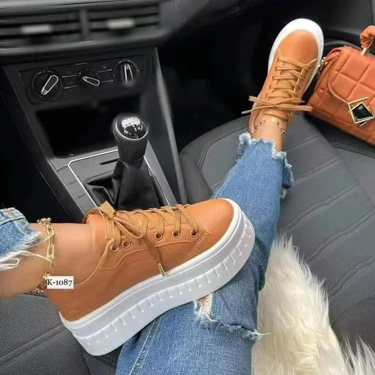 Women's Fashion Platform Sneakers, Candy Colours