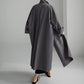 Vireous Cotton and Linen Women's Fashion Casual Loose Shirt Coat