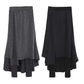 Women's Two-Layer Leggings Skirt, Fleece Lined Maxi Skirt