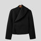 Unisex Asymmetric Deconstructed Loose Jacket