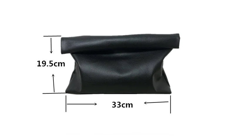 Vireous Luxury Ruche Decoration Envelope Handbag, Dinner Bag