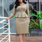 African-Style Women's Business Dress