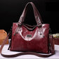 Fashion Versatile Tote Bag Two-Tone Large Capacity Handbag