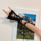 Summer Sexy Long Japanese-Style Socks, Irregular Lace-Tie Fishnet Stockings