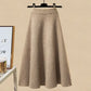 Women's Woollen Sweater and Skirt Two Piece, Office Wear