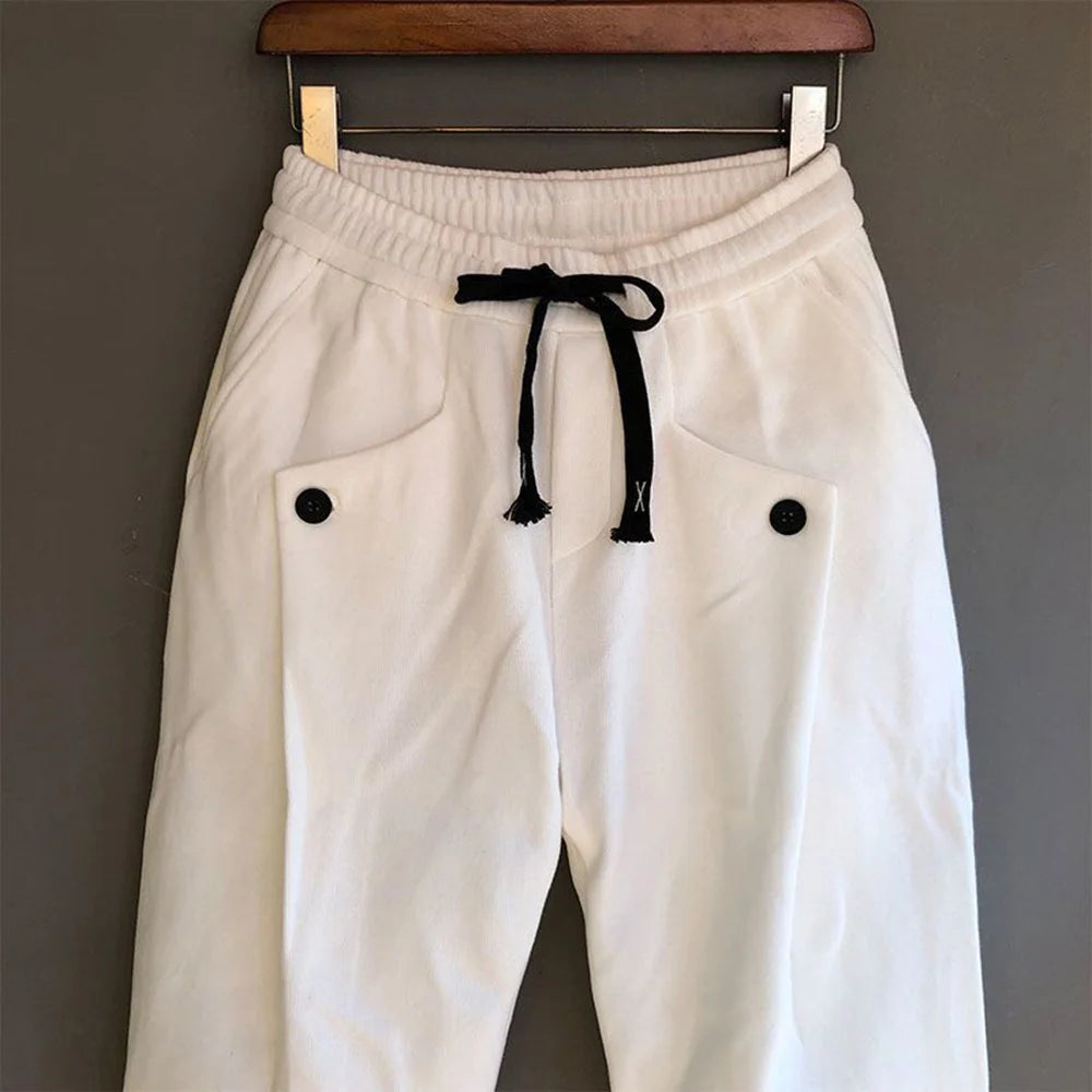 Vireous Men's Casual Fashion Baggy Sweatpants