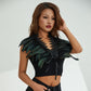 Women's Glam Natural Feather Cape