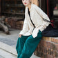 Fashion Cotton Linen Women's Stand Collar Jacket, Multi Colours