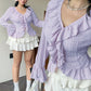 Vireous Elegant French Ruffle Flared-Sleeve Blouse, Plus Sizes