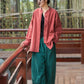 Fashion Cotton Linen Women's Stand Collar Jacket, Multi Colours