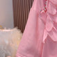 Loose Summer Glam Feather Short-Sleeve Women's Short Dress