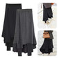 Women's Two-Layer Leggings Skirt, Fleece Lined Maxi Skirt