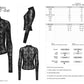 Punk Rave Morrigan Cross-Embroidered Mesh Top