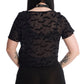 Banned Prayers Bat Pattern Women's Top
