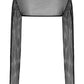 Banned Apparel Venus Metallic Fishnet Bolero Top in Blue Black