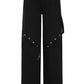Banned Apparel Cinder Industrial Mesh-Panel Wide-Leg Trousers