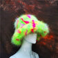 Wearable Art, Faux Fur Colourwave Hat