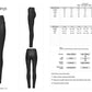 Punk Rave Althea Goth Contour Stripe Leggings