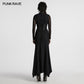 Punk Rave Seraphine Spinal Lace Panel Maxi Dress In Black