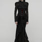 Punk Rave Goth Gorgeous Fishtail Skirt in Black