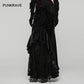 Punk Rave Goth Gorgeous Fishtail Skirt in Black