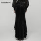 Punk Rave Goth Gorgeous Fishtail Skirt in Black