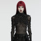 Punk Rave Aphrodite Black Beaded Necklace, Gothic-Style Fashion Accessory