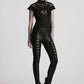Punk Rave Gothic Applique Top