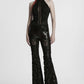 Punk Rave Kalliope Pleated Halter Neck Top