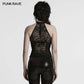 Punk Rave Kalliope Pleated Halter Neck Top