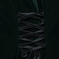 Punk Rave Aviara Dark Green Velvet Coat