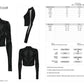 Punk Rave Enya Printed Cropped Jacket