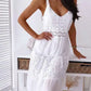 Boho Midi Dress Women's Embroidery Sexy Backless Dress