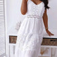 Boho Midi Dress Women's Embroidery Sexy Backless Dress