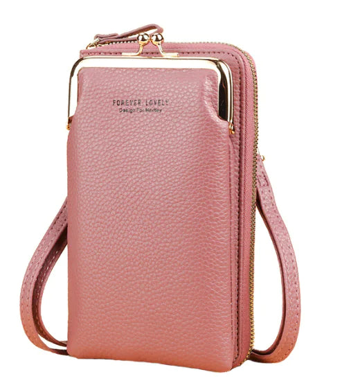 Forever Lovely Smart Phone Bag Purse with Shoulder Strap, Multi Colours