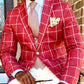 Men's British-Style Blazer, Plaid and Tartan