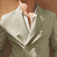 Men's Tawny Double-Breasted Blazer and Wide Leg Pants Suit