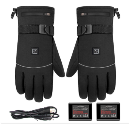 Rechargeable Heated Motorcycle Winter Touch Screen Gloves