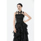 Dark in Love Lysandra Butterfly Lace Beaded Collar Necklace