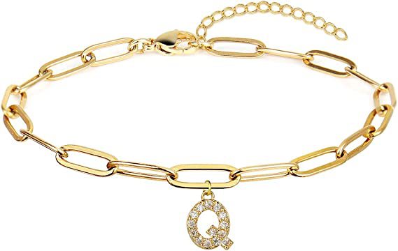 Women's Fashion 'Name Initial Letter' Bracelet