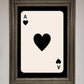 Ace of Hearts Framed Poster