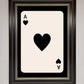 Ace of Hearts Framed Poster